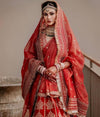 New Ayushmati Bhavah Red Bridal Dupatta's KYMA