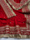 Qubool Hai  Bridal Velvet Red Wedding Dupatta