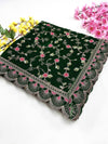 Maharani Zari Embroidered Velvet Dupatta