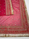 New Ayushmati Bhavah Red Bridal Dupatta's KYMA