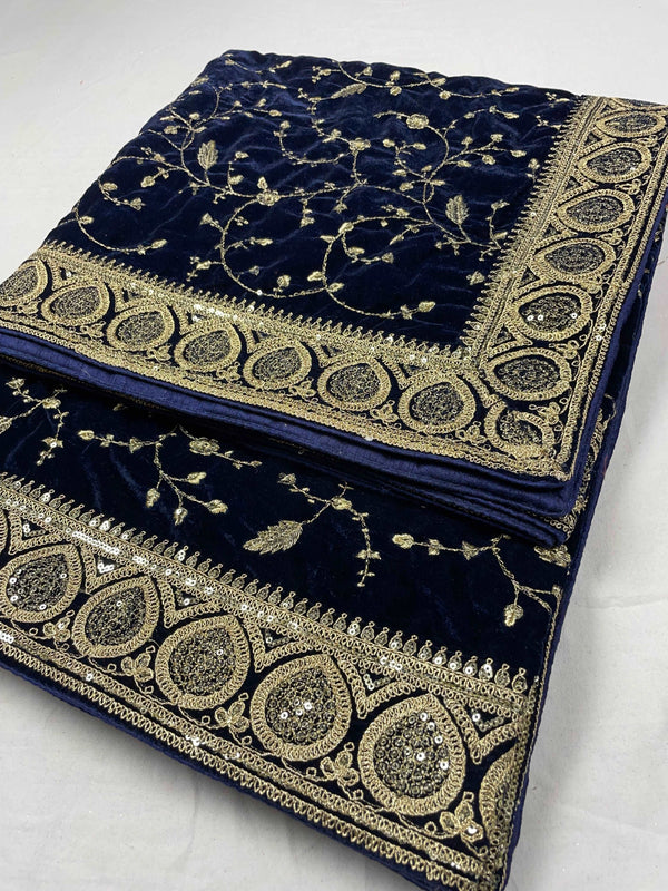 Luxurious Makhmal Velvet Dupatta
