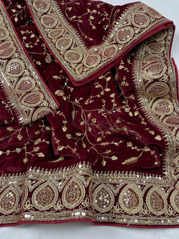 Luxurious Makhmal Velvet Dupatta