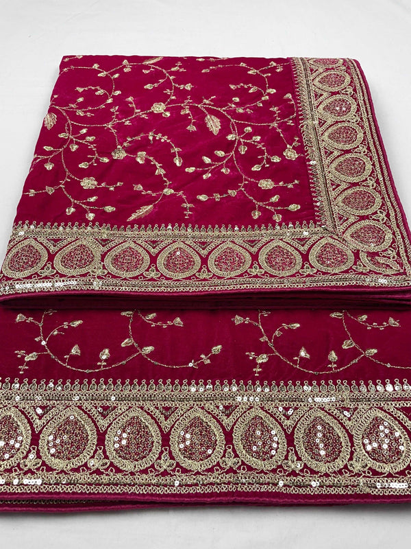 Luxurious Makhmal Velvet Dupatta