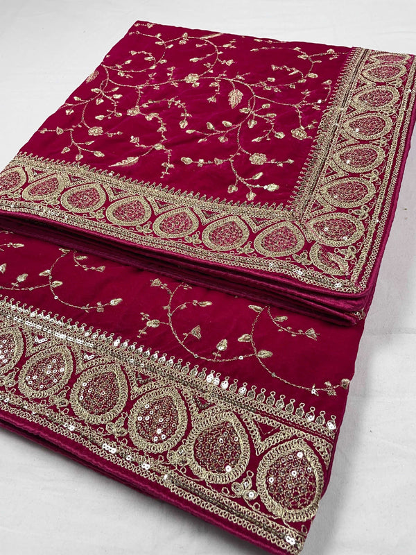 Luxurious Makhmal Velvet Dupatta