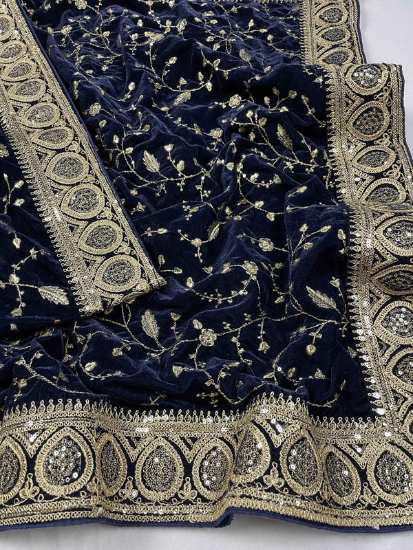 Luxurious Makhmal Velvet Dupatta