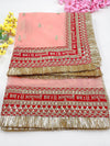 Bridal Dupatta , Net Dupatta , Embroidered Dupatta, Indian Bridal Wedding Wear Chunni, Stole, Scarf, Scarves, Veil, Hijab, Lehengha , Wedding Lehengha