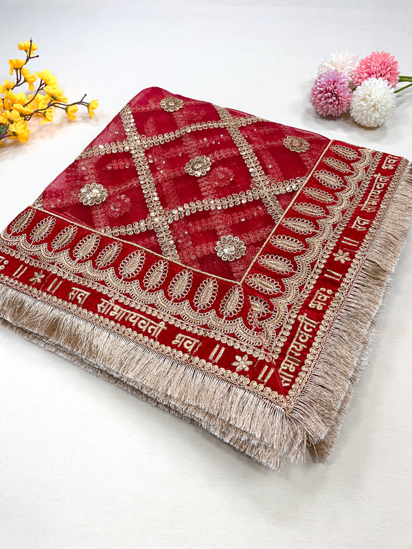 Bridal Dupatta Wedding Dupatta Online DupttaBridal Dupatta , Net Dupatta , Embroidered Dupatta, Indian Bridal Wedding Wear Chunni, Stole, Scarf, Scarves, Veil, Hijab, Lehengha , Wedding Lehengha