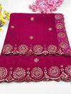 mulberry Sequence Velvet Dupatta  