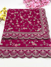 Maharani Zari Embroidered Velvet Dupatta  