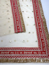 Bridal Gold Saubhagyavati Net Embroidered Wedding Dupatta