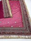 New Ayushmati Bhavah Maroon Bridal Dupatta's KYMA