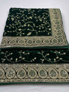 Green Embroidery Velvet Dupatta For Every Occasions  