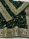 Green Embroidery Velvet Dupatta For Every Occasions  